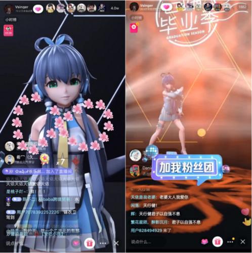 虛擬人物直播圖,主播直播虛擬人物  第2張